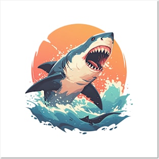 shark Posters and Art